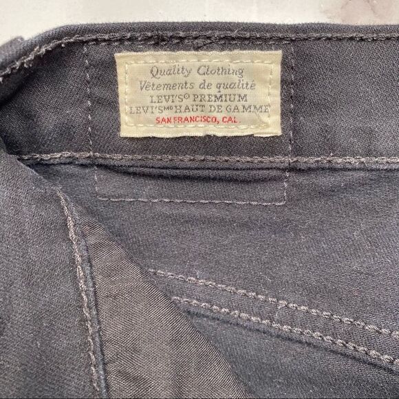 LEVI’S Mile High Super Skinny Black Denim Jeans - Size 26 - Picture 6 of 11